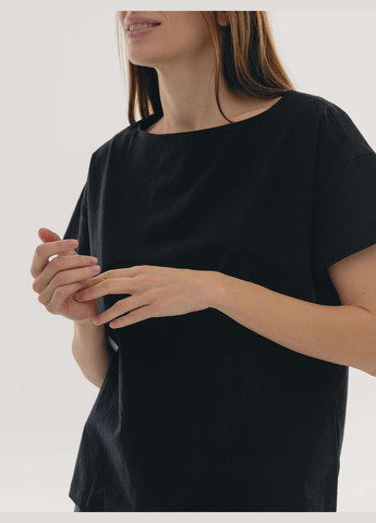 Чорна піжама жіноча з шортами black xl Leglo