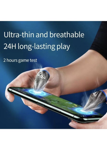 Кіберспортивні сенсорні напальчники для ігор на телефоні CoD Garena Free Fire Fifa (геймпад тригери курки) 4 шт Рожевий REO (360547120)