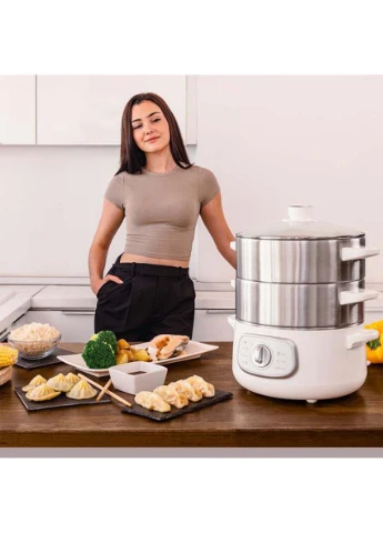 Пароварка Vapovita SteelPot White (A01_EU01_100630) Cecotec (368631148)