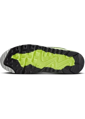 Серые кроссовки серо-салатово-черные fd5810-102 Nike AIR MAX 90 GORE-TEX WINTERIZED