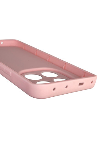 Чехол силиконовый Soft Touch с 3D принтом для Redmi Note 14 Pro 5G розовый (Полная защита камеры) Xiaomi (370671489)