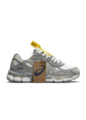 Сірі всесезонні кросівки asics No Brand Gel-NYC Grey White