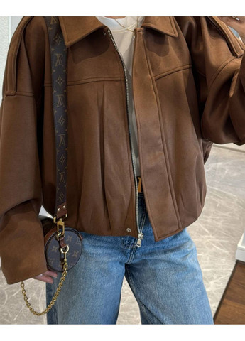 Женская куртка оверсайз на молнии Україна на молнии (361205402)