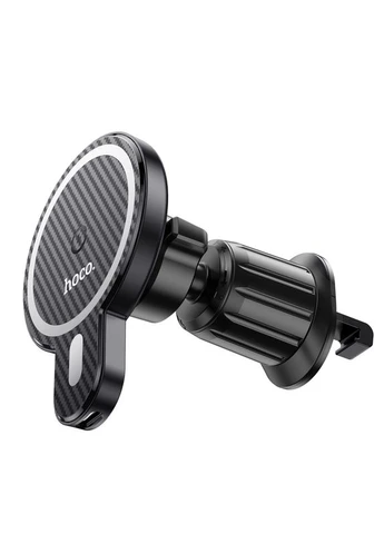 Автомобильный держатель для телефона с БЗП magnetic wireless charging car holder (6931474745484) Hoco CA85 Ultra-fast (386453201)
