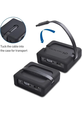 Багатопортовий адаптер USB C Концентратор USB C з HDMI/DisplayPort/VGA, USB 2.0, Amazon, Німеччина No Brand (398327842)