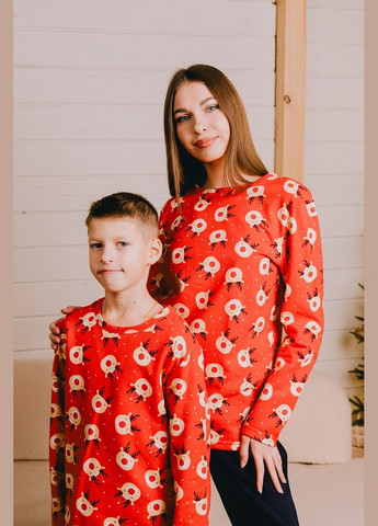 Червона зимня піжама жіноча hc (h001-8249-024) No Brand