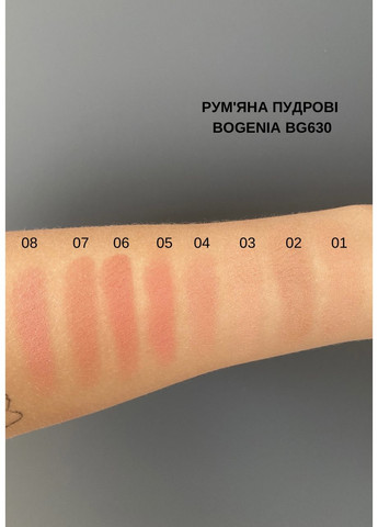 Рум'яна пудрові від 03 відтінок 5,8 г Bogenia (369166395)