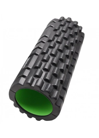 Масажний ролик (роллер) PS-4050 Fitness Foam Roller Black/Green (33x15см.) Power System (392481621)