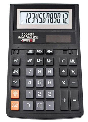 Калькулятор багатофункціональний настільний SDC-888Т бухгалтерський VTech (282927648)