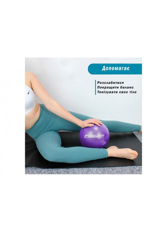 Мяч для пилатеса 25 см фиолетовый EasyFit (358887830)