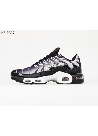 Чорні Осінні кросівки чоловічі nike air tn max plus black white найк аір макс тн плюс No Brand
