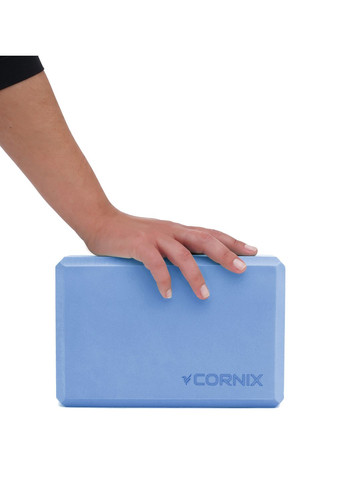 Блок для йоги EVA 22.8 x 15.2 x 7.6 см XR0102 Blue Cornix xr-0102 (275334091)