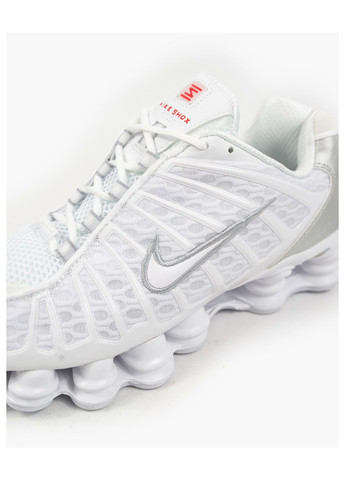 Белые демисезонные кроссовки мужские Nike SHOX TL White