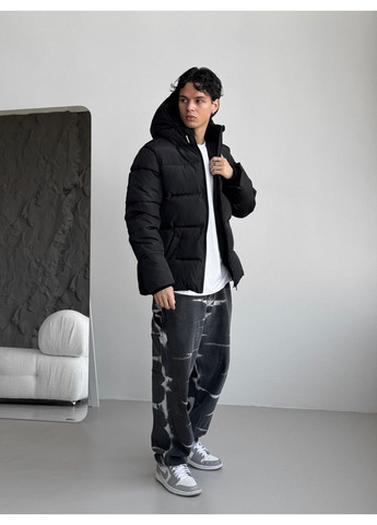 Черный зимний Пуховик Vakko