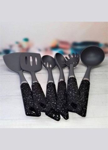 Набор кухонных принадлежностей EB-3605-Black 7 предметов Edenberg (364761861)