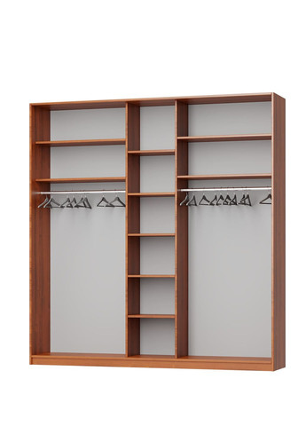 Шкаф-купе трехдверный Стандарт AL 3ДСП 230x60x240 см (MBS-1825) MebelStar (346289646)