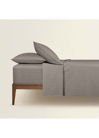 Двоспальна постіль сатин з простирадлом на гумці SAVANA 180х220 см Cosas (307477472)