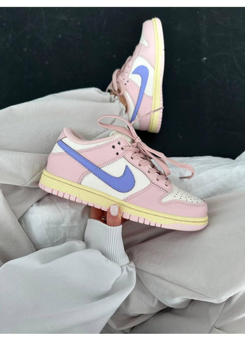 Розовые демисезонные кроссовки мужские nike sb dunk low pink oxford найк сб данк No Brand
