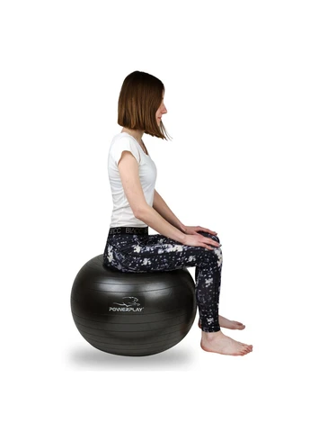 Мяч для фитнеса (фитбол) 4001 Ø65 cm Gymball + помпа PowerPlay (401225936)
