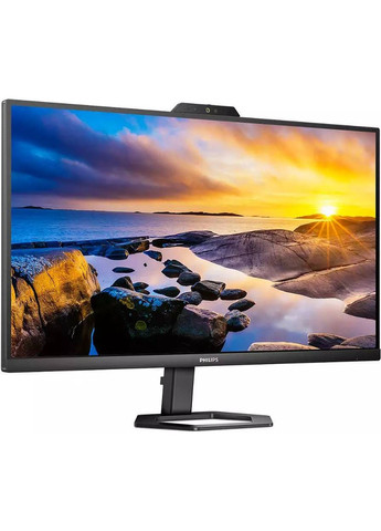 Монітор TFT 27" 27E1N5600HE, QHD, IPS, 75Гц, 1ms, HDMI, DP, USBC, USB-hub, webcam, HAS, Pivot, колонки, чорний Philips (314746508)