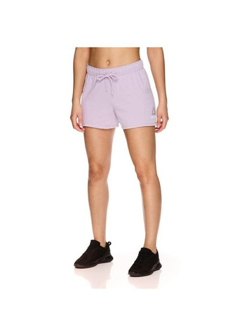 Женские спортивные шорты, розового цвета, размер M Reebok slim fit (370442265)