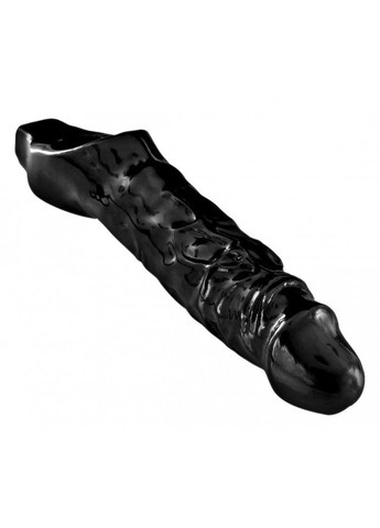 Насадка на пенис удлиняющая Mamba, черная, 23 х 4.6 см Master Series (289783506)