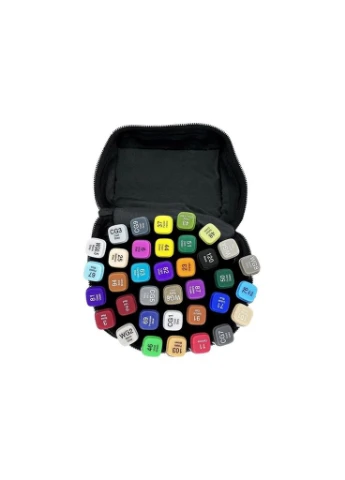 Набор маркеров двухсторонних скетч маркеров 36 шт в чехле (XK-MRK-BG) Touch (391285923)