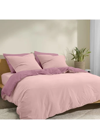 Двуспальное постельное белье с простыней на резинке LILAC ROSE (4822052379226) Cosas (393213351)