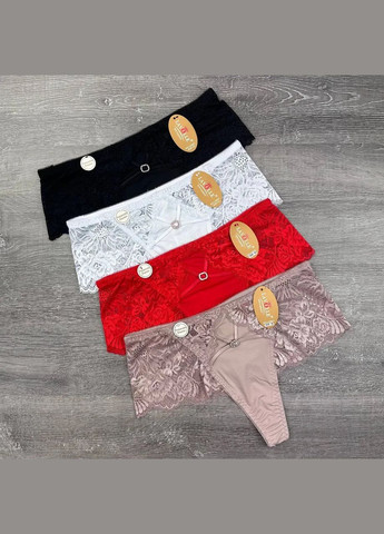 Набор женских трусиков 4 шт Lavolle Стрінги (327434137)