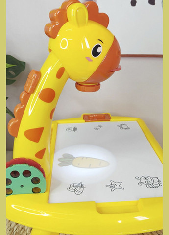 Стіл-проектор для малювання колір жовтий ЦБ-00281739 Brushme (340232897)