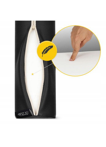 Валик для реабілітації та масажу 30 x 10 см Black (P-5905973403009) 4FIZJO (304252693)