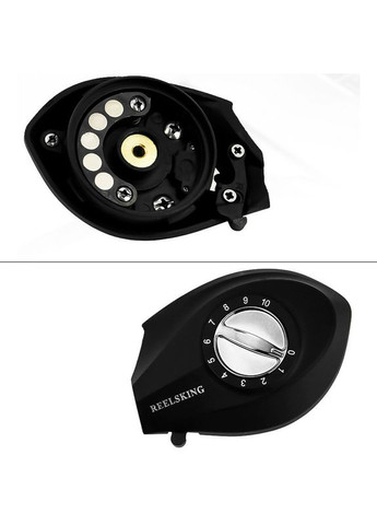 Котушка мультиплікаторна для спінінга GLE 201 Black-Red Left 33 шт. Reelsking (352012749)