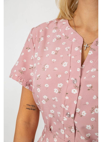 Рожева сукня софт з принтом Ager