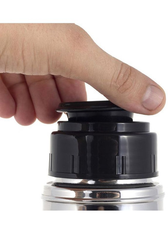 Термос Journey 950мл з силіконовою накладкою, сірий Kamille (372170956)