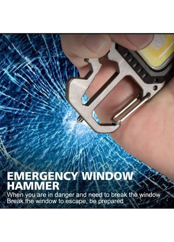 Світлодіодний портативний Led ліхтарик на акумуляторі, карабін,брилок DF (365963609)