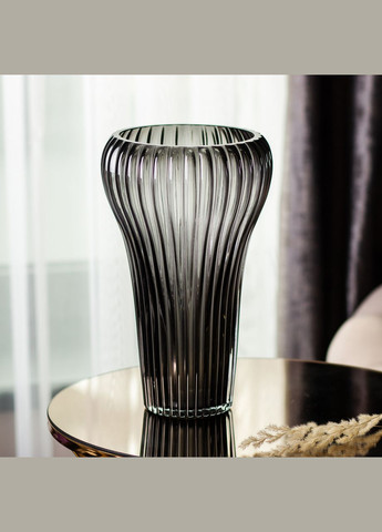 Ваза декоративна Xinke в сучасному стилі 27.5 см, сірий Yiwu (322245702)