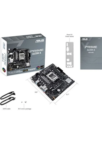 Материнская плата PRIME A620M-K (sAM5, AMD A620, PCI-Ex16) Asus (339086545)