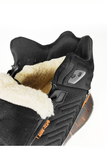 Черные зимние кроссовки зимние мужские reebok zig kinetica winter black fur | рибук зиг кинетика черные с мехом No Brand