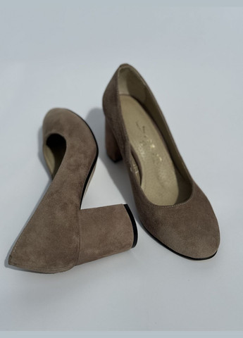 Sail Туфли бежевый з натуральный велюр, — (315487675)