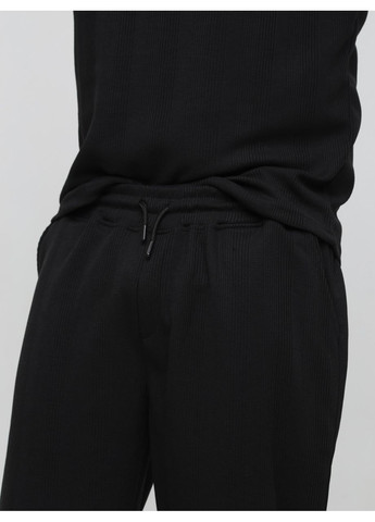 Черные спортивные демисезонные брюки Wise