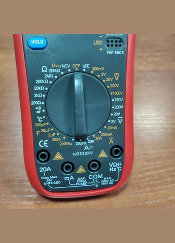 Цифровий Професійний мультиметр VC9208N тестер вольтметр + термопара Zegor (297443208)