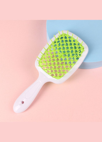 Расческа для волос Бело-Зеленая (AN0103309) ANbeauty (356606989)