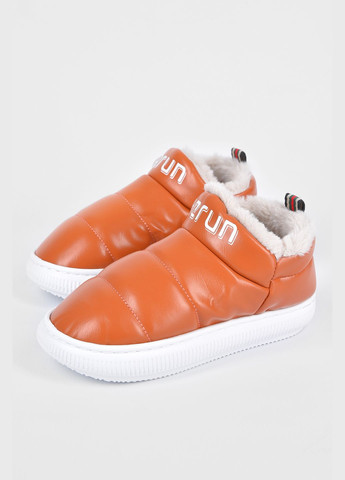 Капці дитячі світло-коричневого кольору на хутрі Let's Shop (303678009)