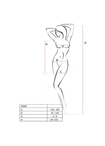 Бодистокинг BS089 white SO6387 Passion (316472324)