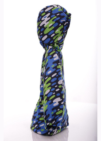 Синя демісезонна куртка нуль для хлопчика на холлофайбері з принтом ляпка синій 74 см (45053) BABYKROHA