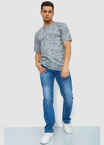Серая футболка мужская с принтом Ager 219R020