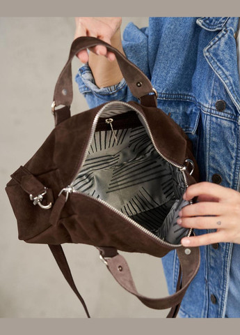 Сумка шкіряна жіноча «Меланія» шоколадна Guris (354721656)