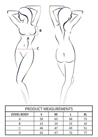 Боді ZOVEL BODY light pink Passion (369609759)