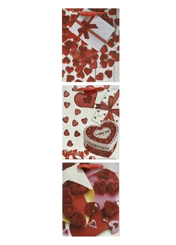 Пакет подарунковий паперовий 3D - "Love story", М колір різнокольоровий TSB-00271155 No Brand (394018527)