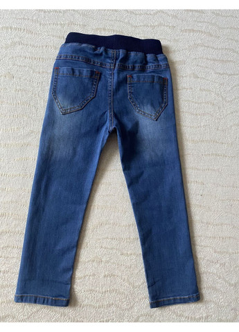 Комбинированные демисезонные детские джинсы на мальчика 98-110 lizi kids No Brand
